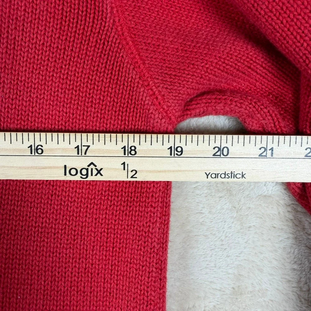 Polo Ralph Lauren Boys‎ Cotton Sweater Red Size L Crew Neck Long Sleeve Preppy